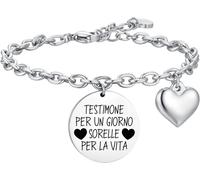 Luca Barra BRACCIALE DONNA IN ACCIAIO TESTIMONE