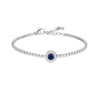 Luca Barra Bracciale in Acciaio Inossidabile con Ciondolo Angelo e Cuore, Perline Smaltate Multicolore, 18,5 cm, Classico