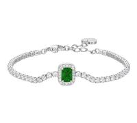 Luca Barra Bracciale Tennis da Donna Acciaio con Cristalli e zircone Verde. La referenza è BK2741