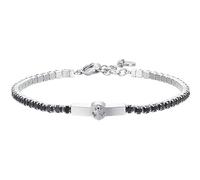 Luca Barra Bracciale Tennis da Uomo Ancora e zirconi Neri. La referenza è BA1811