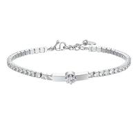 Luca Barra Bracciale Tennis da Uomo Rosa dei Venti e zirconi Bianchi. La referenza è BA1812