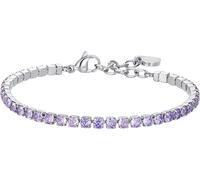 Luca Barra BRACCIALE TENNIS DONNA CRISTALLI VIOLA