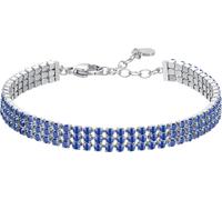 Luca Barra BRACCIALE TENNIS DONNA IN ACCIAIO CON ZIRCONI BLU