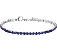 Luca Barra Bracciale da Uomo Bracciale in Acciaio con Cristalli Blu. La referenza è ba1364