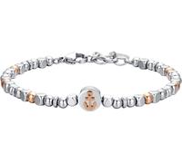 Luca Barra BRACCIALE UOMO IN ACCIAIO ANCORA IP ROSE GOLD