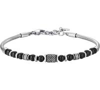 Luca Barra BRACCIALE UOMO IN ACCIAIO CON ELEMENTI IN ACCIAIO CON EFFETTO VINTAGE E SFERE