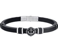 Luca Barra BRACCIALE UOMO IN SILICONE CON ANCORA