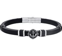 Luca Barra BRACCIALE UOMO IN SILICONE CON ANCORA