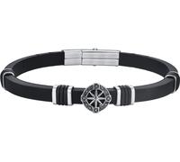 Luca Barra BRACCIALE UOMO IN SILICONE ROSA DEI VENTI