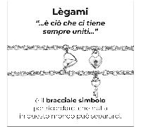 Luca Barra BRACCIALI DONNA E UOMO IN ACCIAIO CON CUORE CALAMITATO