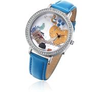Luca Barra Orologio con IP Argento E Cinturino Blu - Lettera d'Amore