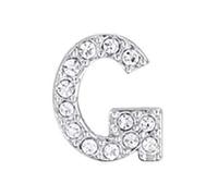 Luca Barra Charm da Donna della Collezione be Charms Charm in Acciaio Lettera g con Cristalli Bianchi. La referenza è ch229