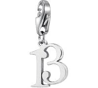 Luca Barra CHARM NUMERO 13 IN ACCIAIO, Argento