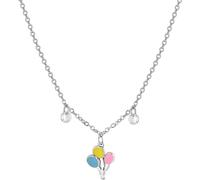 Luca Barra COLLANA BAMBINA IN ACCIAIO CON PALLONCINI