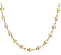 Luca Barra COLLANA DONNA IN ACCIAIO IP GOLD CON CUORI