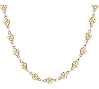 Luca Barra COLLANA DONNA IN ACCIAIO IP GOLD CON QUADRIFOGLI