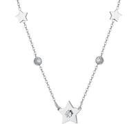 Luca Barra COLLANA DONNA IN ACCIAIO STELLE E ZIRCONI