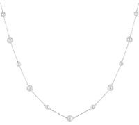 Luca Barra COLLANA DONNA LUNGA IN ACCIAIO CON PERLE