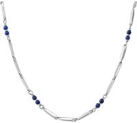Luca Barra COLLANA UOMO IN ACCIAIO CON PIETRE LAPIS