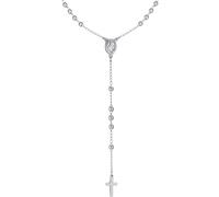 Luca Barra COLLANA UOMO ROSARIO IN ACCIAIO