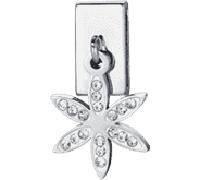 Luca Barra DROP DONNA FIORE DELLA VITA IN ACCIAIO CON CRISTALLI BIANCHI