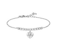 Luca Barra - Luca Barra bracciale donna in acciaio con cuore e zirconi bianchi BK2915 - BK2915