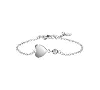 Luca Barra - Luca Barra bracciale in acciaio con cuore e cristallo bianco JB242 - JB242