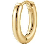 Luca Barra MONO ORECCHINO DONNA A CERCHIO IN ACCIAIO IP GOLD