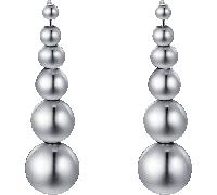 Luca Barra ORECCHINI DONNA CON SFERE IN ACCIAIO