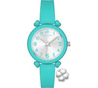 Luca Barra OROLOGIO DONNA ACQUAMARINA CON CHARM QUADRIFOGLIO