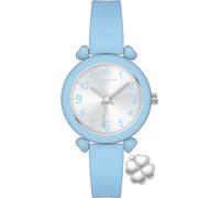 Luca Barra OROLOGIO DONNA AZZURRO CON CHARM QUADRIFOGLIO