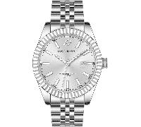 Luca Barra OROLOGIO UOMO IN ACCIAIO GHIERA ZIGRINATA