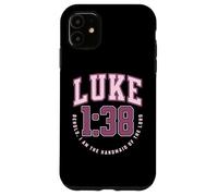 Luca Ecco l'ancella del Signore Versetti della Bibbia Cattolica Custodia per iPhone 11