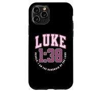 Luca Ecco l'ancella del Signore Versetti della Bibbia Cattolica Custodia per iPhone 11 Pro