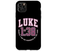 Luca Ecco l'ancella del Signore Versetti della Bibbia Cattolica Custodia per iPhone 11 Pro Max
