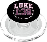 Luca Ecco l'ancella del Signore Versetti della Bibbia Cattolica PopSockets PopGrip per MagSafe