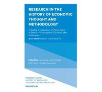 Luca Fiorito Research in the History of Economic Thought and (Copertina rigida)