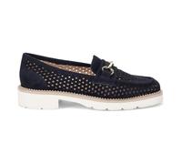 Luca Grossi - Mocassini Blu in Pelle Scamosciata Perforata - - Shoes - Donna - Blu - 39 EU