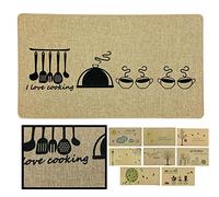 LUCA HOME - Tappeto corridoio casa Verona Kitchen 40 x 70, antiscivolo, tappeti, tappeti per soggiorno, tappeti da interni, tappeti da corridoio