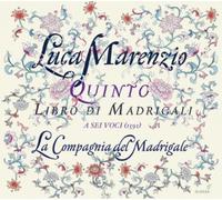 Luca Marenzio Luca Marenzio: Quinto Libro Di Madrigali (CD) Album