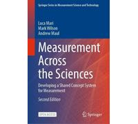 Luca Mari Mark Wilson Andrew Ma Measurement Across the Scienc (Copertina rigida)