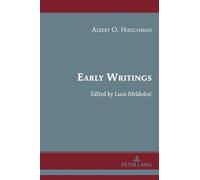 Luca Meldolesi Early Writings (Copertina rigida) Albert Hirschman’s Legacy