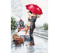 Luca-S B2369 - Kit per punto croce, 31 x 19 cm, multicolore