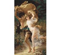 Luca-S B551 - Schema punto croce in cotone, multicolore, 41 x 59,5 cm