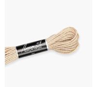 Luca-S Filato di cotone per ricamo a mano, matasse da 8 metri, colore 470 / DMC 842 / Anchor 1080, filo da ricamo, filo per punto croce
