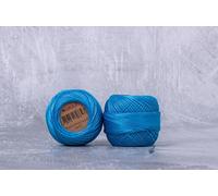 Luca-S Filo da ricamo in cotone perlato, misura 8, 100% cotone egiziano per uncinetto, filato per ricamo a punto croce, certificato Oeko TEX, 10 grammi per gomitolo colore 206