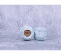Luca-S Filo da ricamo in cotone perlato, misura 8, 100% cotone egiziano per uncinetto, filato per ricamo a punto croce, certificato Oeko TEX, 10 grammi per gomitolo, colore 180
