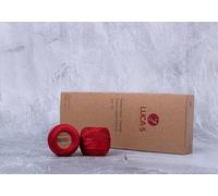 Luca-S Filo da ricamo in cotone perlato, misura 8, 100% cotone egiziano per uncinetto, filato per ricamo a punto croce, certificato Oeko TEX, 10 grammi per gomitolo colore 19