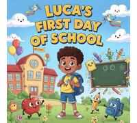 Luca’s First Day of School storybooks : A Heartwarming and Funny Back-to-SchoolAdventure Book for Kids Ages 4-8 About Bravery, Friendship, and Starting Kindergarten or Preschool With Confidence