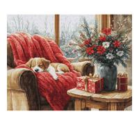 Luca-S ha contato il kit Tappiserie "Christmas Moment", 23,5x18cm, fai da te